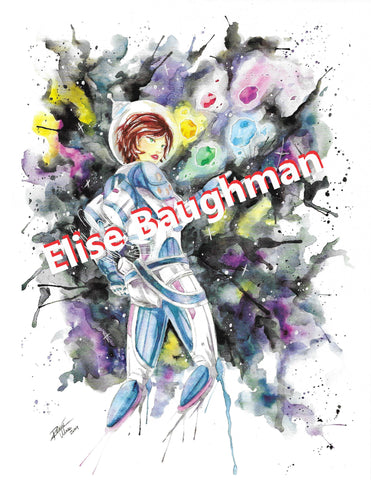 Elise Baughman Autograph 8.5x11 Print - “SMITE New Horizons Nu Wa”