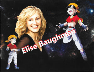 Elise Baughman Autograph 8.5x11 Print - "Pan & Elise"